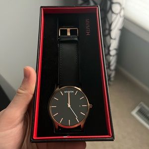 MVMT Watch Classic Rose Gold and Black